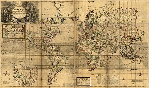 Vintage Maps 아티스트의 World Map 작품