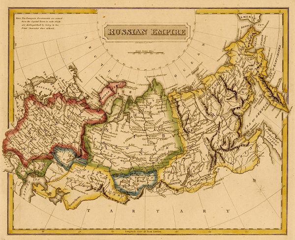Vintage Maps 아티스트의 Russian Empire 1817 작품