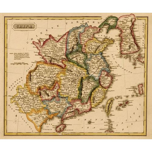 Vintage Maps 아티스트의 China 1817 작품