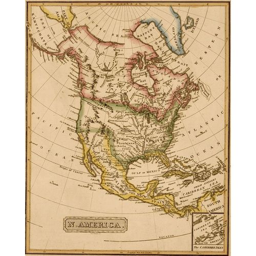 Vintage Maps 아티스트의 North America 1817 작품