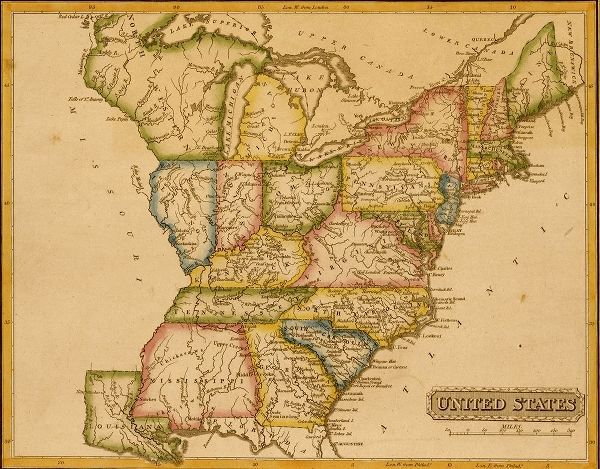Vintage Maps 아티스트의 United States 1817 작품