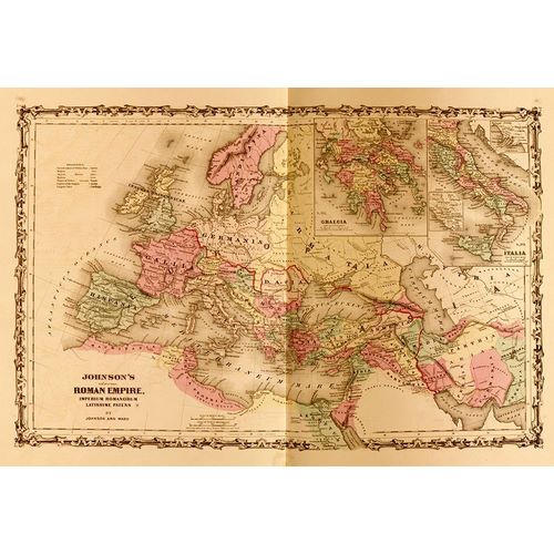 Vintage Maps 아티스트의 Roman Empire 작품