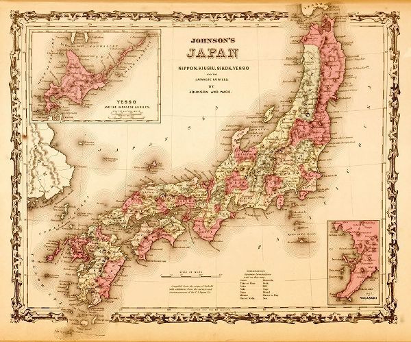 Vintage Maps 아티스트의 Japan 1862작품입니다.