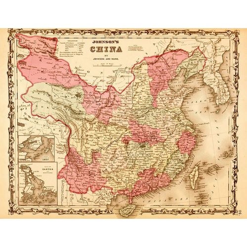 Vintage Maps 아티스트의 China 1862 작품