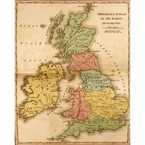 Vintage Maps 아티스트의 Ancient Britain 작품