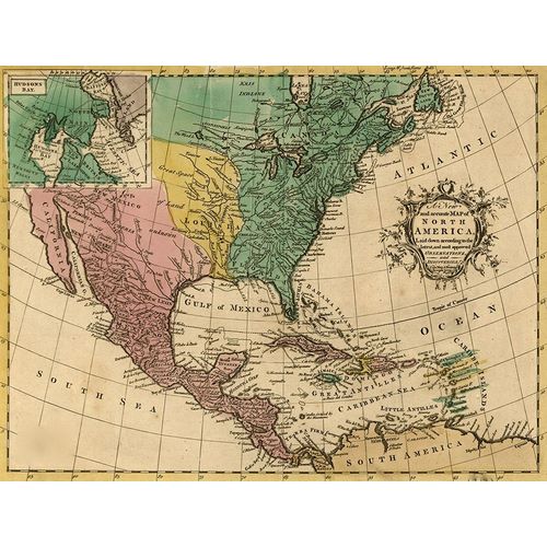 Vintage Maps 아티스트의 North America 1763 작품
