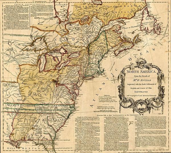 Vintage Maps 아티스트의 North America 1758 작품