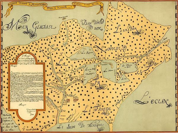 Vintage Maps 아티스트의 New France 1673 작품