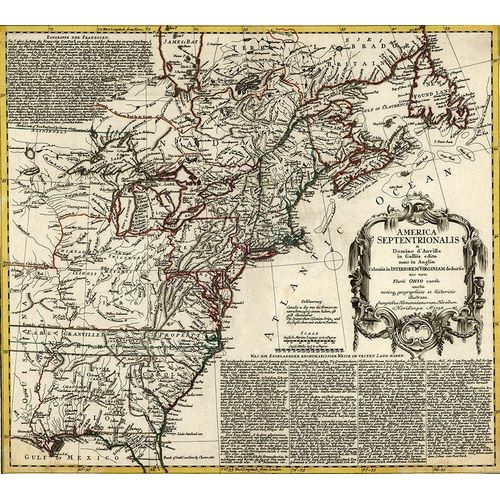 Vintage Maps 아티스트의 British Colonies in North America 작품