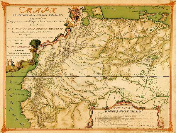 Vintage Maps 아티스트의 Across the Equator 1783 작품