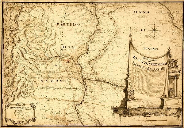 Vintage Maps 아티스트의 Centa Valley Argentina 1794 작품