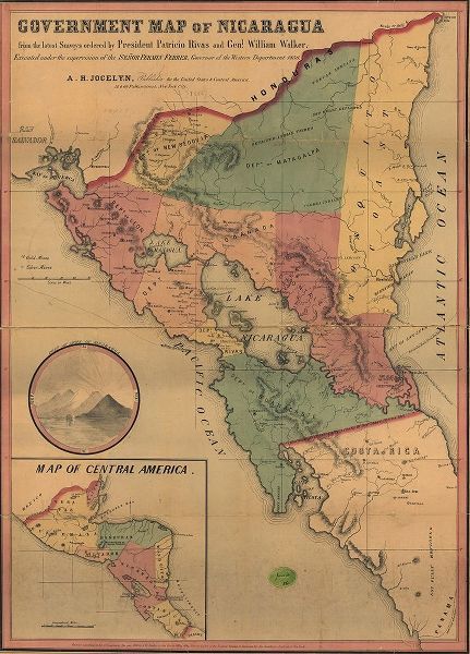 Vintage Maps 아티스트의 Nicaragua 작품