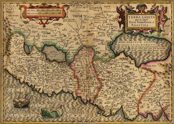 Vintage Maps 아티스트의 Palestine Holy Land 1782 작품