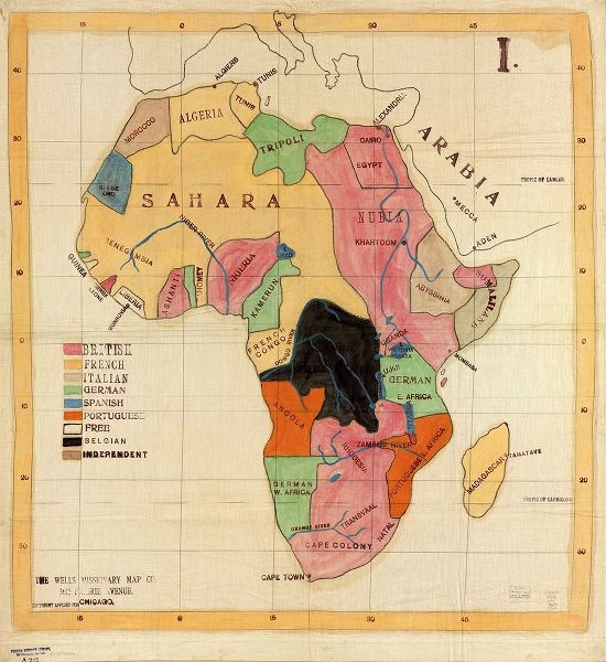 Vintage Maps 아티스트의 African Countries 1908 작품