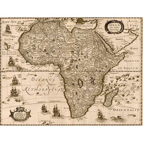 Vintage Maps 아티스트의 Africa 1640 작품