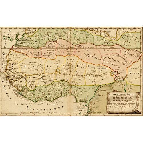 Vintage Maps 아티스트의 West Africa 1679 작품
