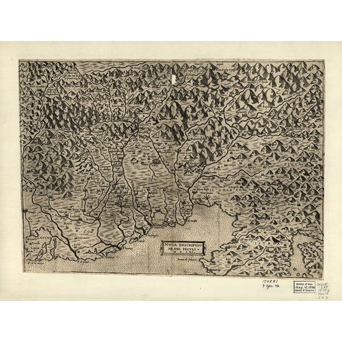 Vintage Maps 아티스트의 Fruili 1568 작품