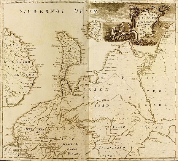 Vintage Maps 아티스트의 European Russia 1745 작품