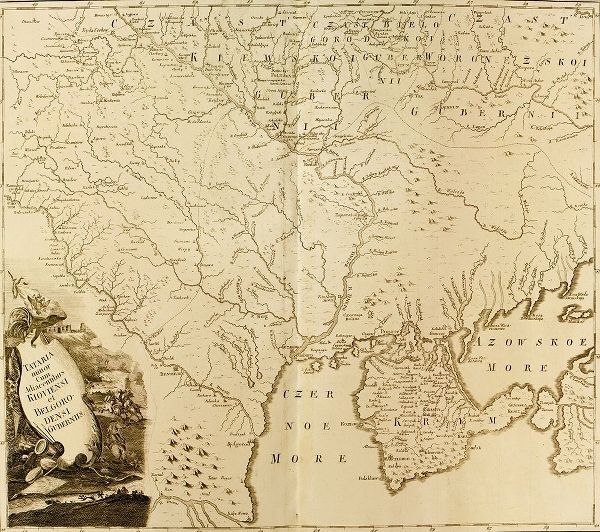 Vintage Maps 아티스트의 Russian Tartary 1745 작품