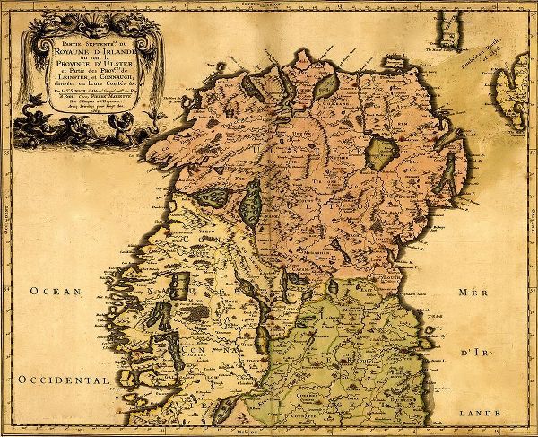 Vintage Maps 아티스트의 Ireland 1665 작품
