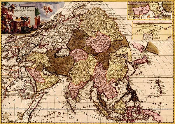 Vintage Maps 아티스트의 Asia 1680 작품