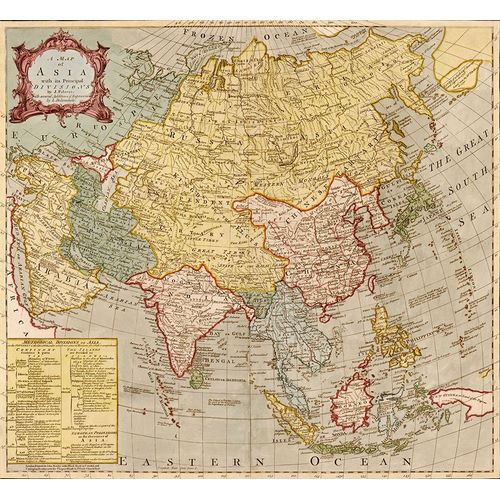 Vintage Maps 아티스트의 Asia 1700s 작품