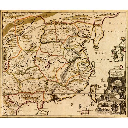 Vintage Maps 아티스트의 China 1700 작품