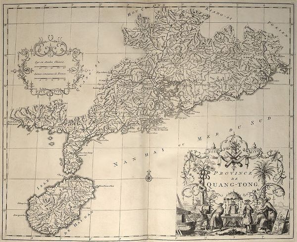 Vintage Maps 아티스트의 China and Hainan Island 1737 작품
