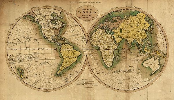 Vintage Maps 아티스트의 World Map 1795 작품