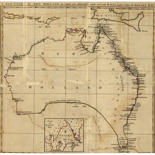 Vintage Maps 아티스트의 Australia AKA New Holland 1800 작품
