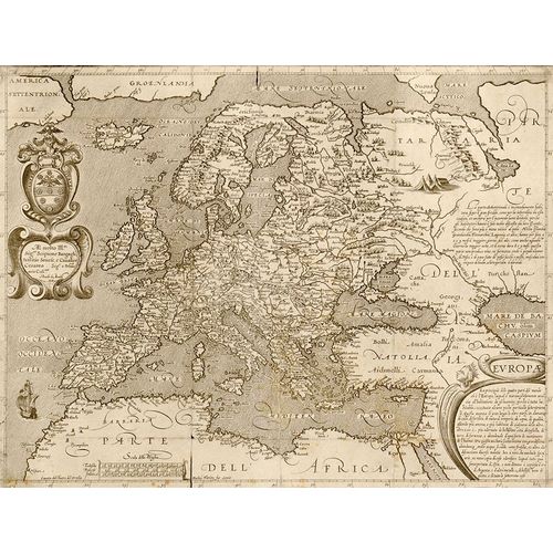 Vintage Maps 아티스트의 Europe 작품
