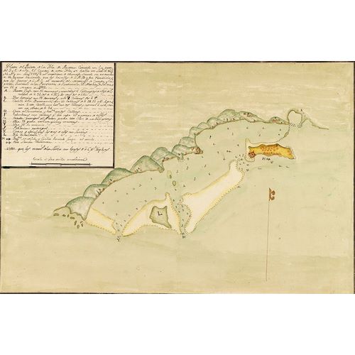 Vintage Maps 아티스트의 Honduras 1782 Port Royal harbor 작품