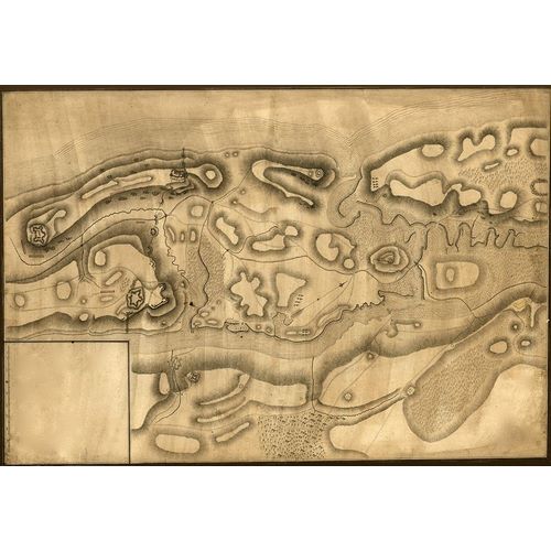 Vintage Maps 아티스트의 Defenses of New York Island from Fort Washington to Fort Independence 작품