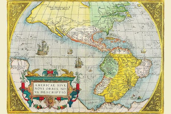 Ortelius, Abraham 아티스트의 The Americas 작품