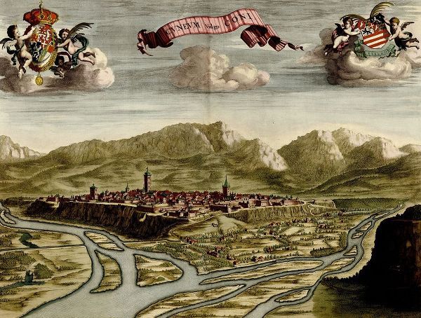 Beeck, Anna 아티스트의 Battlements at Milan 1700 작품