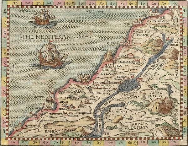Vintage Maps 아티스트의 Holy Land 작품