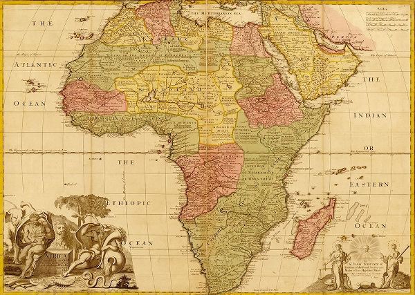 Wit, Frederick de 아티스트의 Africa 1688 작품
