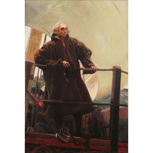 Sorolla, Joaquin 아티스트의 Christopher Columbus Leaving Palos 작품