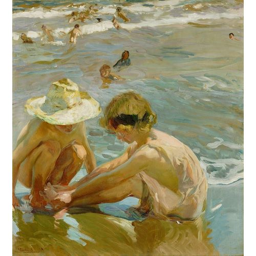 Sorolla, Joaquin 아티스트의 The wounded foot 작품