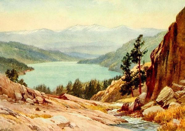 Palmer, Sutton 아티스트의 Donner Lake-California 1914 작품