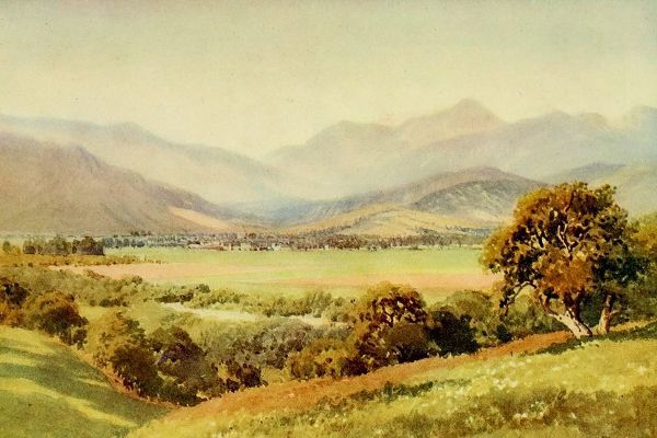 Palmer, Sutton 아티스트의 Glendale-Valley of the San Gabriel-California 1914 작품