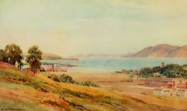 Palmer, Sutton 아티스트의 Golden Gate-San Francisco-California 1914 작품