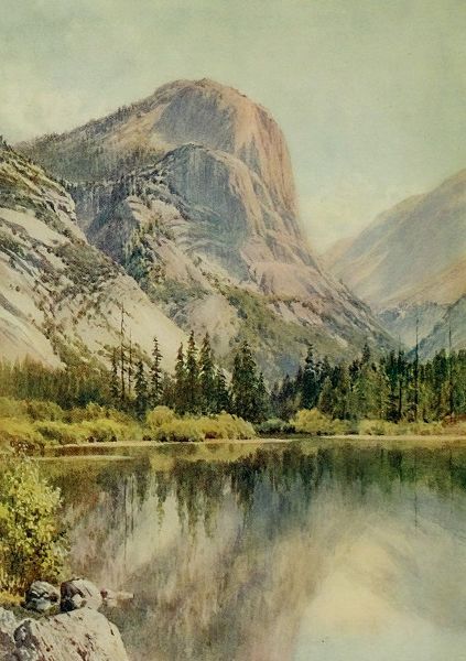 Palmer, Sutton 아티스트의 Mirror Lake-Yosemite-California 1914 작품