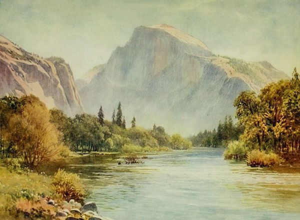 Palmer, Sutton 아티스트의 The Half Dome-Yosemite-California 1914 작품