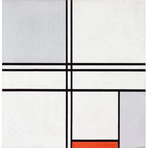 Mondrian, Piet 아티스트의 Composition No. 1 Gray-Red 작품