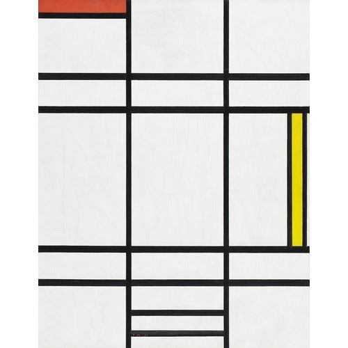 Mondrian, Piet 아티스트의 Composition in White-Red-and Yellow 작품