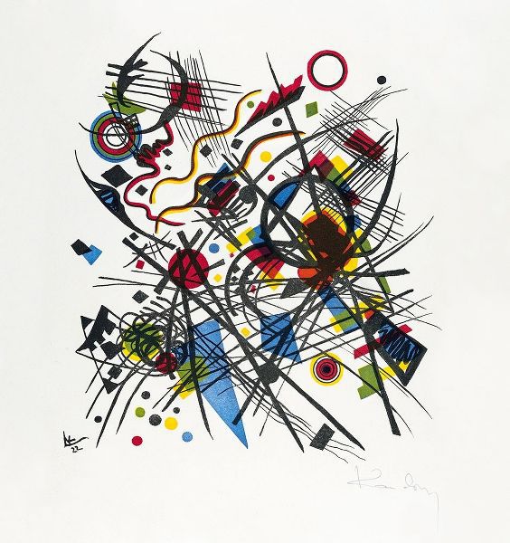 Kandinsky, Wassily 아티스트의 Lithographie fur die Vierte Bauhausmappe 작품