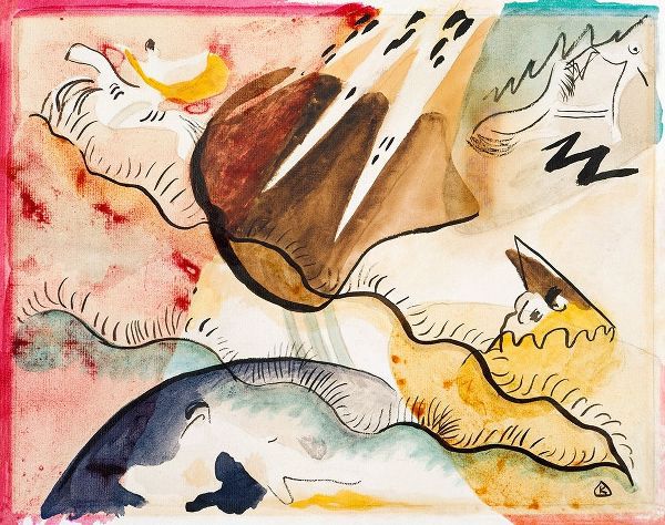 Kandinsky, Wassily 아티스트의 Rain Landscape 1911 작품
