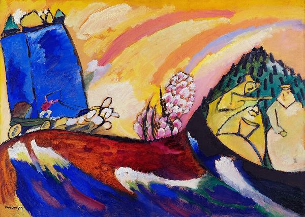 Kandinsky, Wassily 아티스트의 Painting with Troika 1911 작품