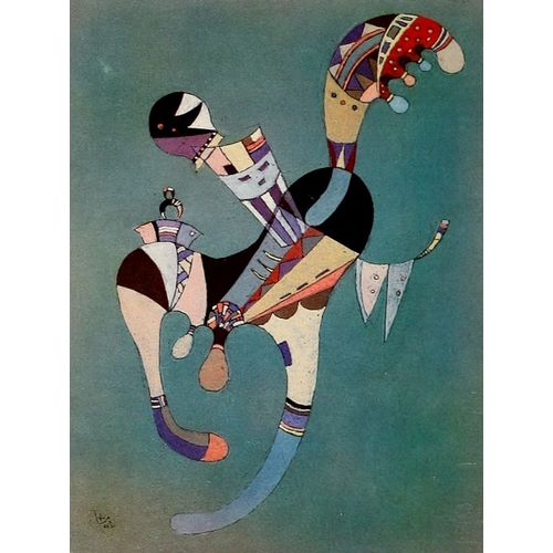 Kandinsky, Wassily 아티스트의 A Fluttering Figure 1942 작품
